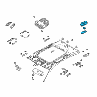 OEM 2017 Kia Optima Lamp Assembly-Rear PERSO Diagram - 928703V000CGA