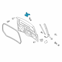 OEM 2016 Ford Flex Hinge Diagram - 8A8Z-7442900-A