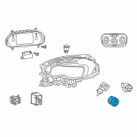 OEM 2017 Dodge Challenger Switch-HEADLAMP Diagram - 68141053AC