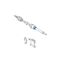 OEM 2008 Nissan Rogue Joint Assy-Inner Diagram - 39711-JG32C