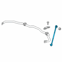 OEM 2018 Honda Clarity Link Complete, Front Stabilizer Diagram - 51320-TRT-A01