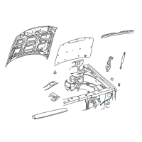 OEM Ford Explorer Sport Trac Release Cable Diagram - 6L2Z-16916-A