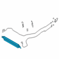 OEM 2021 BMW Z4 Transmission Oil Cooler Diagram - 17-21-8-666-138