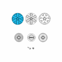 OEM 2005 Nissan Quest Wheel-Aluminum Diagram - 40300-5Z200