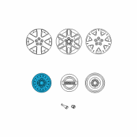 OEM 2008 Nissan Quest Wheel Assy-Disc Diagram - 40300-5Z017