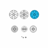 OEM 2004 Nissan Quest Disc Wheel Cap Diagram - 40315-5Z000