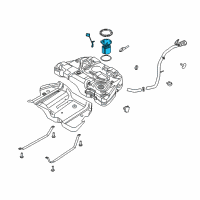 OEM 2018 Ford Fusion Fuel Pump Diagram - DG9Z-9H307-Y