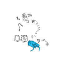 OEM 2003 Toyota Camry Vapor Canister Diagram - 77740-06111