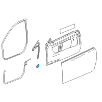 OEM Chevrolet Camaro Door Shell Plug Diagram - 94535715