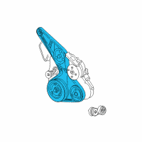 OEM 2004 Chevrolet Monte Carlo Drive Belt Diagram - 12588410