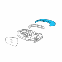 OEM 2017 Kia Sportage SCALP-Outside Rear View Mi Diagram - 87613D9000