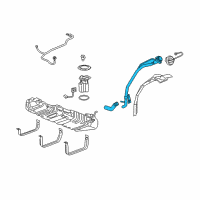 OEM Chevrolet Uplander Filler Pipe Diagram - 25879221