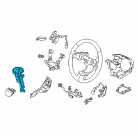 OEM 2014 Acura ILX Switch Assembly, Audio & Navigation & Hft Diagram - 35880-TX4-A01