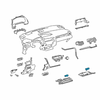 OEM Lexus SC430 Lamp Assembly, Interior Diagram - 81080-30010