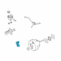 OEM 2017 Ford Special Service Police Sedan Booster Check Valve Diagram - DE9Z-2C444-B