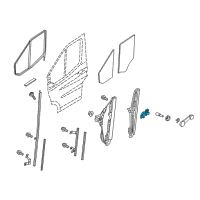 OEM 2016 Ford Transit-250 Window Motor Diagram - 6CPZ-9923394-B