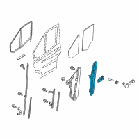 OEM 2018 Ford Transit-350 Window Regulator Diagram - EK4Z-6123201-A