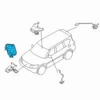 OEM Nissan Armada Controller Assy-Camera Diagram - 284A1-5ZW0A