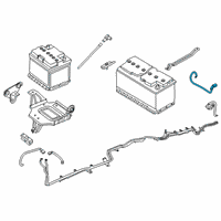 OEM 2021 BMW X7 BATTERY CABLE (PLUS POLE) Diagram - 61-12-8-795-489