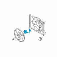 OEM 2011 Kia Optima Motor-Radiator Cooling Diagram - 253863Q280