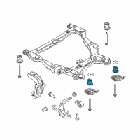 OEM 2013 Ford Flex Engine Cradle Front Bushing Diagram - 8A8Z-5400155-B