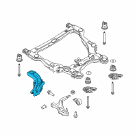 OEM 2016 Lincoln MKT Knuckle Diagram - DE9Z-3K186-A