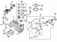 OEM 2021 Hyundai Palisade Packing-Fuel Pump Diagram - 31115-A9000
