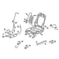 OEM 2017 Honda Ridgeline Knob, Reclining *YR507L* (SHADOW BEIGE) Diagram - 81652-T2F-A51ZN