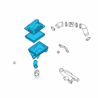 OEM Saturn Air Cleaner Assembly Diagram - 13273413