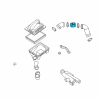 OEM Saturn Astra Air Mass Sensor Diagram - 93185443