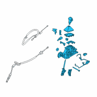 OEM Kia Rio Lever Assembly-Atm Diagram - 467001W240