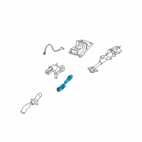 OEM 2006 Buick Terraza Intermed Shaft Diagram - 19169059