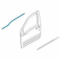 OEM 2011 Ford Transit Connect Belt Weatherstrip Diagram - 2T1Z-5821453-A