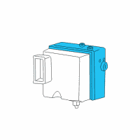 OEM 2006 Dodge Ram 1500 Anti-Lock Brake Module Diagram - 55366355AE