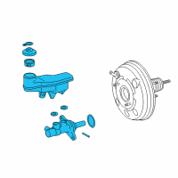 OEM 2015 Scion iQ Master Cylinder Diagram - 47201-74031