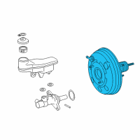 OEM 2012 Scion iQ Booster Assembly Diagram - 44610-74030