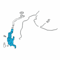 OEM 2018 Honda Civic Tank, Washer (2.5L) Diagram - 76841-TGG-E01