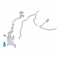 OEM 2018 Honda Civic Motor Washer Diagram - 76806-TGG-E01