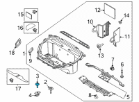 OEM Ford EcoSport Side Cover Screw Diagram - -W716890-S450B