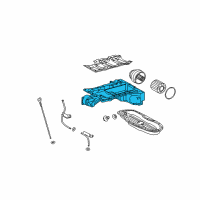 OEM 2010 Lexus IS350 Pan Sub-Assy, Oil Diagram - 12101-31101