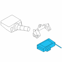 OEM Saturn Module, Low Tire Pressure Indicator Diagram - 13129153