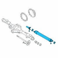 OEM 2017 GMC Yukon XL Drive Shaft Diagram - 84546235