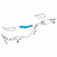 OEM 2014 Toyota Corolla Heat Shield Diagram - 58153-02230