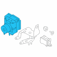 OEM 2014 Nissan Murano Aniti Skid Actuator And Ecu Assembly Diagram - 47660-1V41C