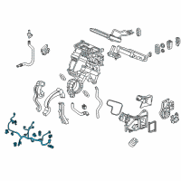 OEM Honda WIRE HARNESS, AIR CONDITIONER Diagram - 32157-TG7-A20