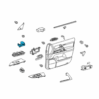 OEM 2017 Toyota Land Cruiser Window Switch Diagram - 84810-30220
