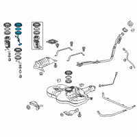 OEM 2019 Honda HR-V Meter Set Diagram - 17047-T7W-A00