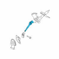 OEM 2008 Scion xD Intermed Shaft Diagram - 45260-52280