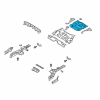 OEM 2022 Lincoln Corsair EXTENSION - REAR FLOOR PAN - S Diagram - LX6Z-7847122-A