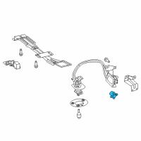 OEM 2019 Ram ProMaster 3500 Hold Down-Spare Tire Diagram - 68169692AA